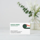 Gras ausrollen | Landschaftsschutzspezialist Visitenkarte (Stehend Vorderseite)