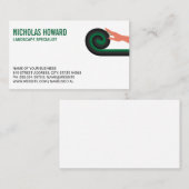 Gras ausrollen | Landschaftsschutzspezialist Visitenkarte (Vorne/Hinten)