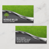 Gras | Baumlogo Visitenkarte (Vorne/Hinten)