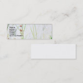 Gras-/Blumen-einfache Visitenkarte (Vorne/Hinten)