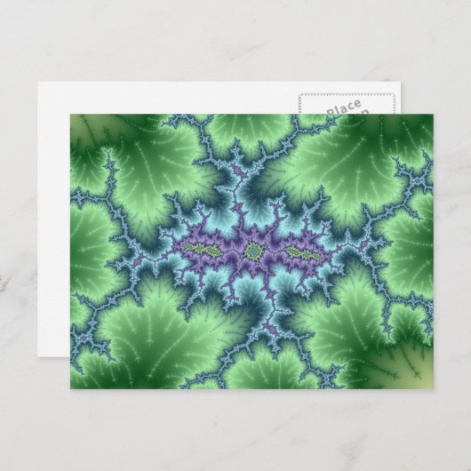 Gras Eater - Fraktal Postkarte (Vorne/Hinten)