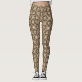 Gras-Feder-Samen-Sonnenblume-Leggings Leggings