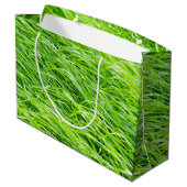 Gras Große Geschenktüte (Rückseite Schrägansicht)