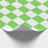 Gras grün kariert geschenkpapier (Ecke)