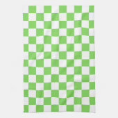 Gras grün kariert  geschirrtuch (Vertikal)