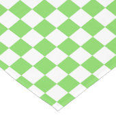 Gras grün kariert kurzer tischläufer (Ecke)