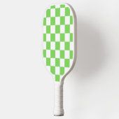 Gras grün kariert pickleball schläger (Links)