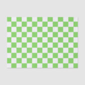Gras grün kariert  seidenpapier (Vorderseite)