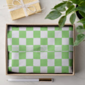 Gras grün kariert  seidenpapier (Geschenk)