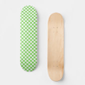 Gras grün kariert skateboard (Vorderseite)
