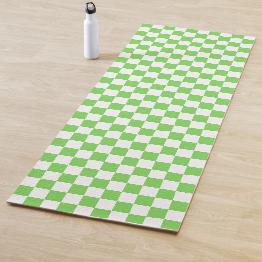 Gras grün kariert yogamatte (Beispiel)