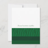 Gras grün Save the Date (Rückseite)