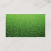 Gras-Hintergrund. Frischer grüner Rasen Visitenkarte (Rückseite)