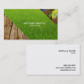 Gras, Holz, Garten Visitenkarte (Vorne/Hinten)