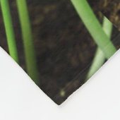 Gras-Hühnerflockenwurf Fleecedecke (Ecke)