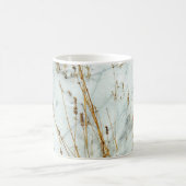 Gras im Schnee Kaffeetasse (Mittel)
