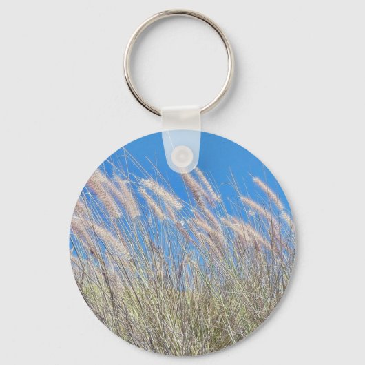 Gras im Wind Schlüsselanhänger (Vorderseite)