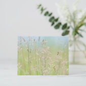 Gras in Bewegung Postkarte (Stehend Vorderseite)