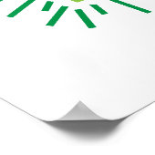 Gras ist grüner dieser Seite Zitat Poster (Ecke)