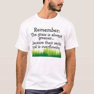 Gras ist grüner T-Shirt