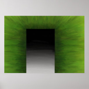 Gras ist nicht immer grüner poster
