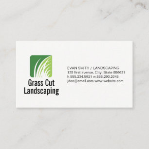 Gras-Landscaping-Logo Visitenkarte