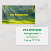 Gras, LawnCare, benutzerdefinierte Visitenkarte (Vorne/Hinten)