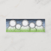 Gras Mini Visitenkarte (Rückseite)