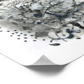 "Gras" - moderne Plakate, Acryl und getrocknete Bl Poster (Ecke)