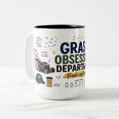 Gras Obsession Abteilung Papa Kaffeetasse (Vorderseite Links)