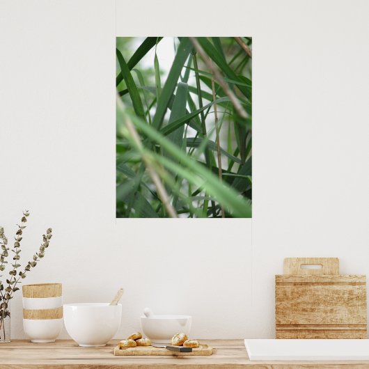 Gras Poster (Küche)