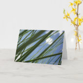 Gras-Prisma - Notecard Karte (Gelbe Blume)