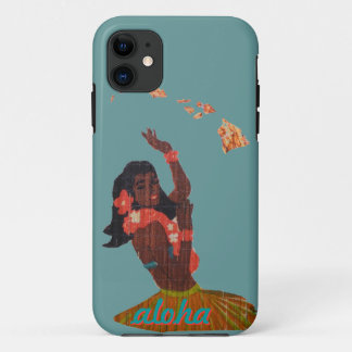 Gras-Rock-Hawaiianer-Mädchen Case-Mate iPhone Hülle