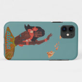 Gras-Rock-Hawaiianer-Mädchen Case-Mate iPhone Hülle (Rückseite (Horizontal))