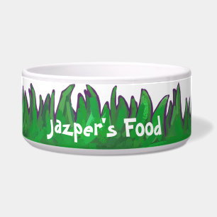 Gras und Baseball Personal Pet Bowl Napf