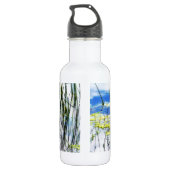 Gras und Blues JPG Trinkflasche (Rückseite)