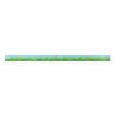 Gras-und Blumen-Band Satinband (Vorderseite)