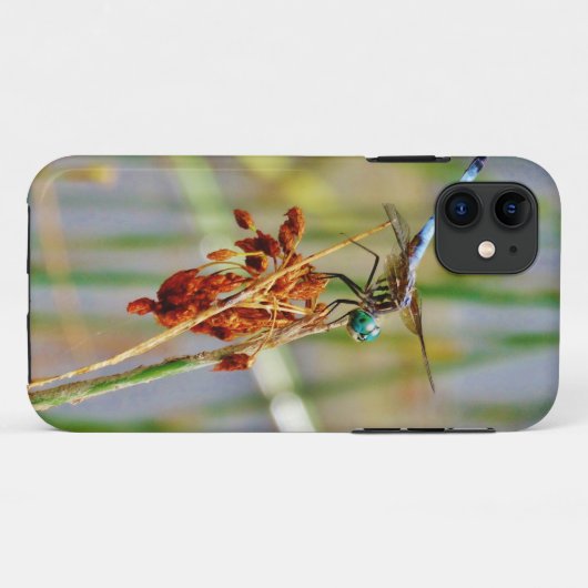 Gras und Dragonfly Case-Mate iPhone Hülle (Rückseite (Horizontal))