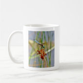 Gras und Dragonfly Kaffeetasse (Links)