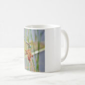 Gras und Dragonfly Kaffeetasse (VorderseiteRechts)