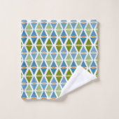 Gras und Himmel Badhandtuch Set (Waschlappen)