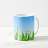 Gras und Himmel Kaffeetasse (VorderseiteRechts)