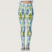Gras und Himmel Leggings (Vorderseite)