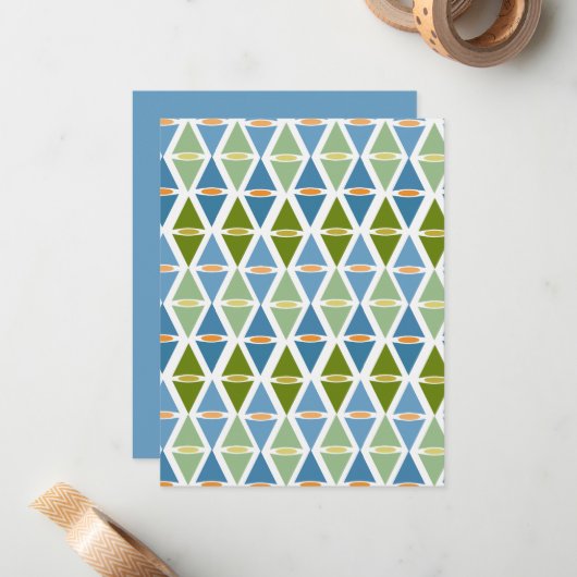 Gras und Himmel Mitteilungskarte (Vorderseite/Rückseite Beispiel)