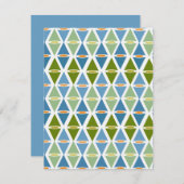 Gras und Himmel Mitteilungskarte (Vorne/Hinten)