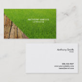 Gras und Holz 2 Visitenkarte (Vorne/Hinten)