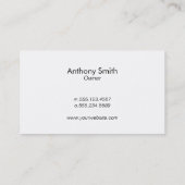 Gras und Holz Visitenkarte (Rückseite)