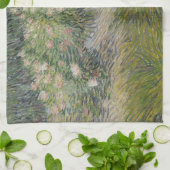 Gras und Schmetterlinge von Vincent van Gogh Geschirrtuch (Gefaltet)