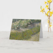 Gras und Schmetterlinge von Vincent van Gogh Karte (Gelbe Blume)
