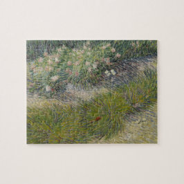 Gras und Schmetterlinge von Vincent Van Gogh Puzzle